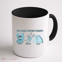 Keeping Friends Scissors Paper Rock Coffee Mug thumb 1