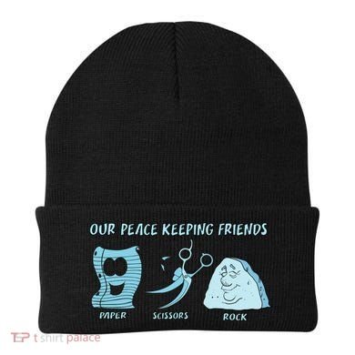 Keeping Friends Scissors Paper Rock Beanie