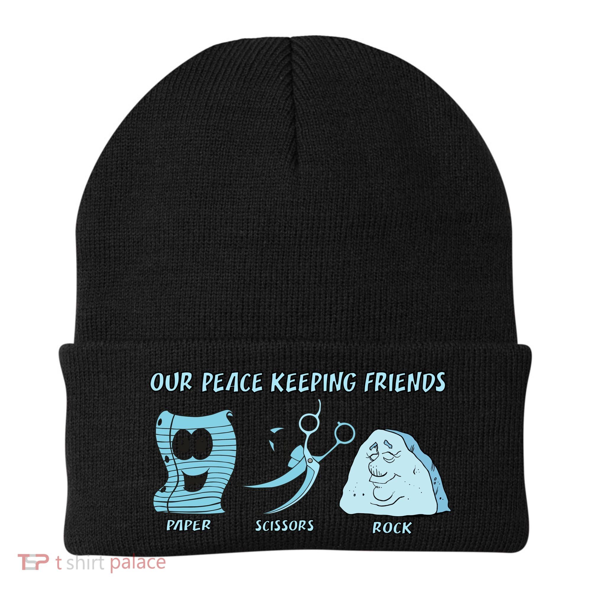 Keeping Friends Scissors Paper Rock Beanie