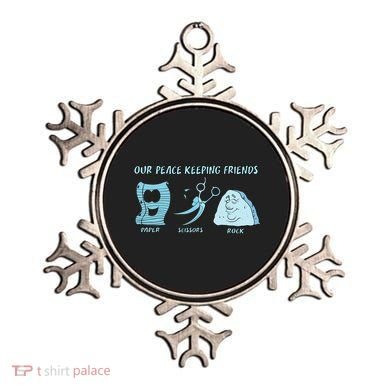 Keeping Friends Scissors Paper Rock Ornament