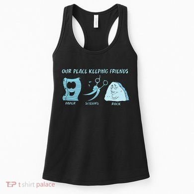 Keeping Friends Scissors Paper Rock Women's Tank Top