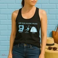 Keeping Friends Scissors Paper Rock Women's Tank Top thumb 2