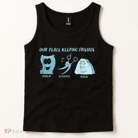 Keeping Friends Scissors Paper Rock Tank Top thumb 2