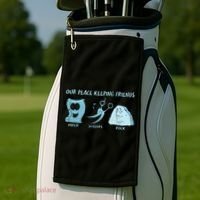 Keeping Friends Scissors Paper Rock Golf Towel thumb 2