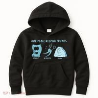 Keeping Friends Scissors Paper Rock Kids Hoodie thumb 0