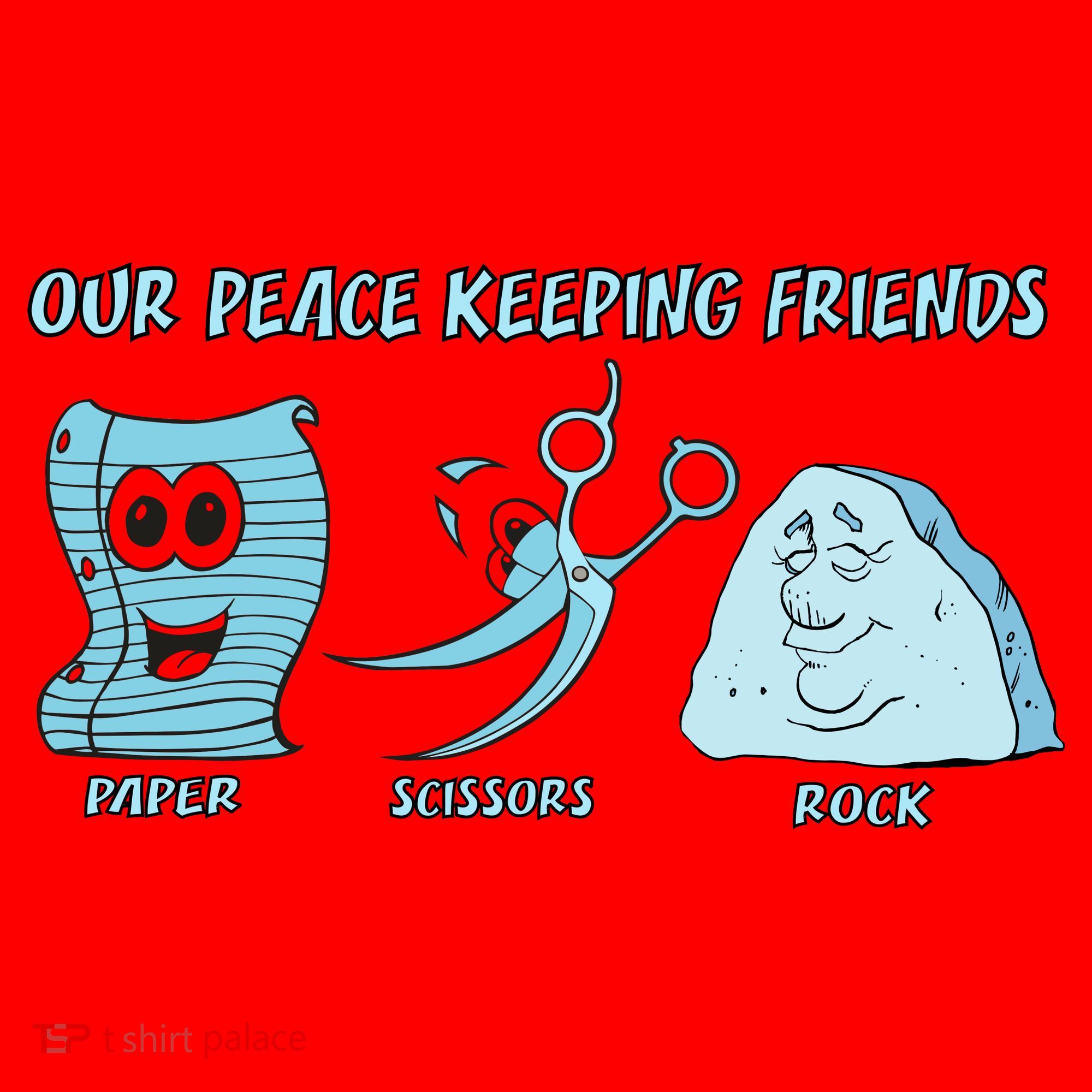 Keeping Friends Scissors Paper Rock Santa Hat