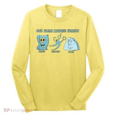 Keeping Friends Scissors Paper Rock Long Sleeve Shirt