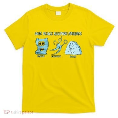 Keeping Friends Scissors Paper Rock T-Shirt