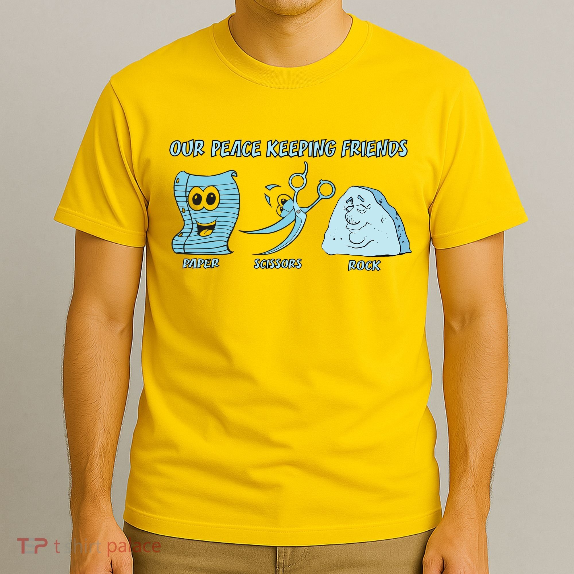 Keeping Friends Scissors Paper Rock T-Shirt