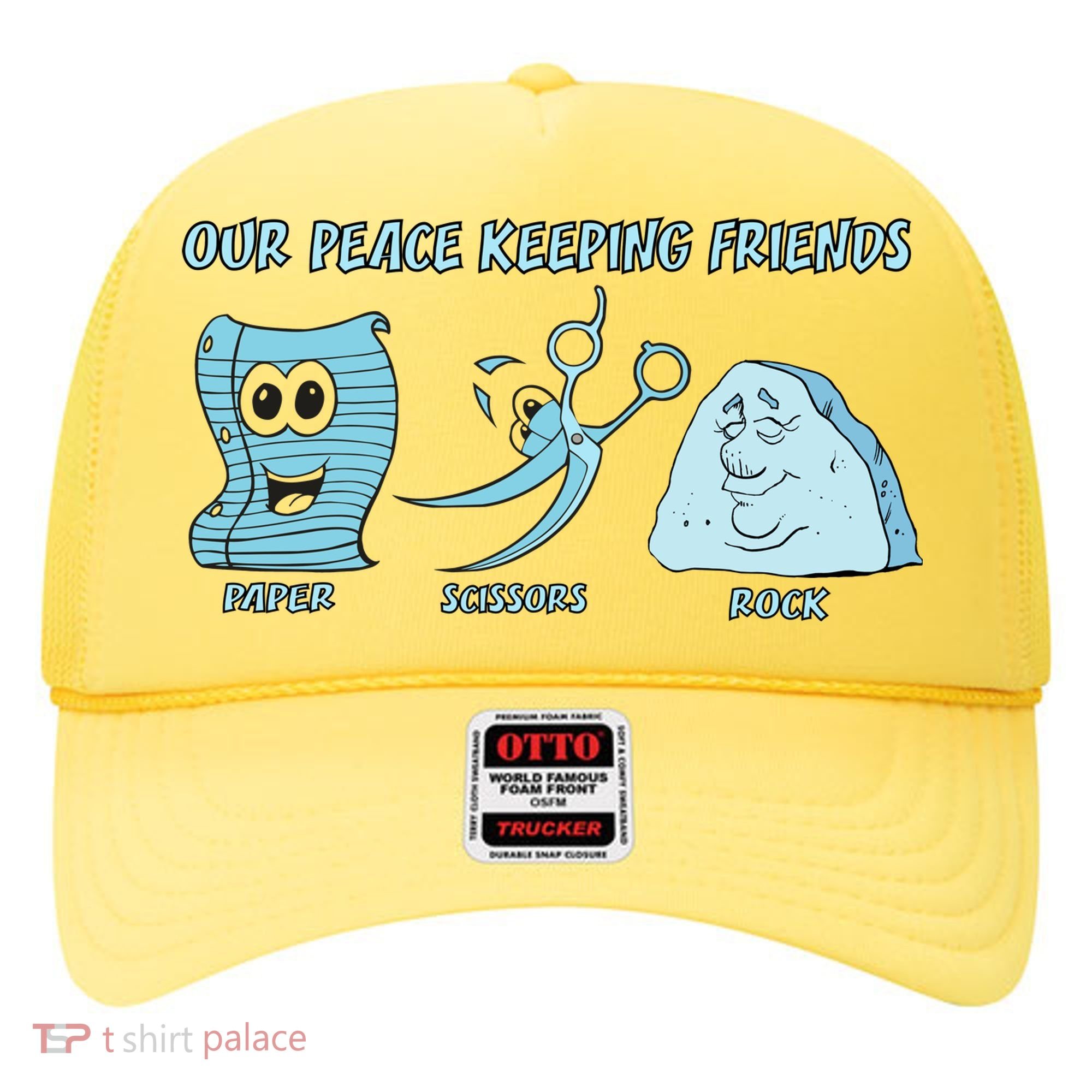 Keeping Friends Scissors Paper Rock Hat