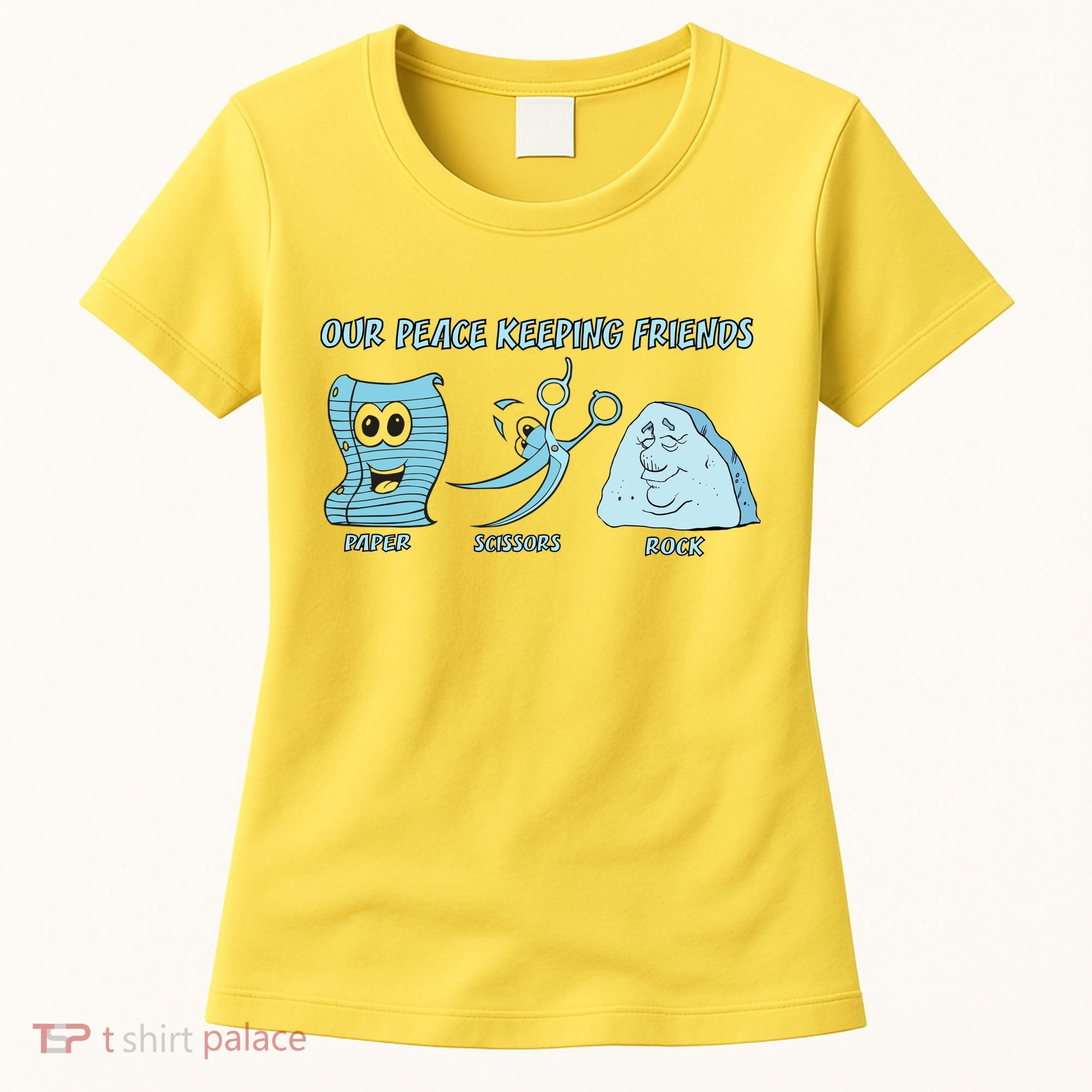 Keeping Friends Scissors Paper Rock Women's T-Shirt