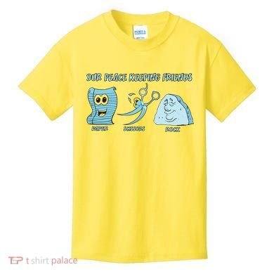 Keeping Friends Scissors Paper Rock Kids T-Shirt