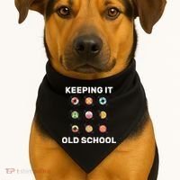 Keeping It Old School USA-Made Doggie Bandana thumb 1