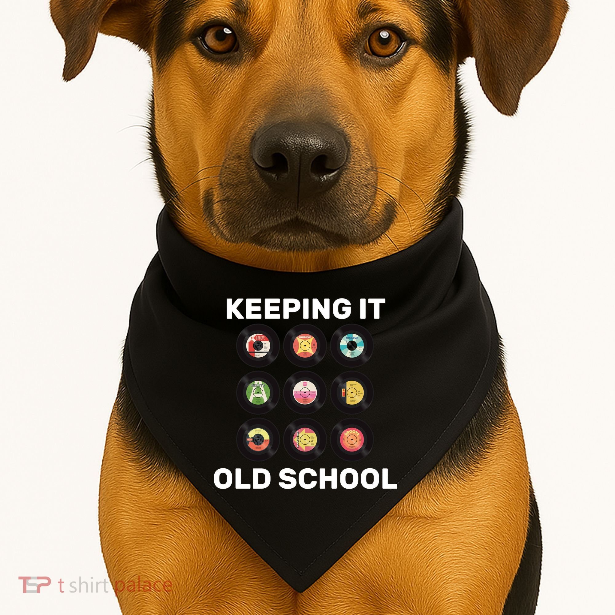 Keeping It Old School USA-Made Doggie Bandana