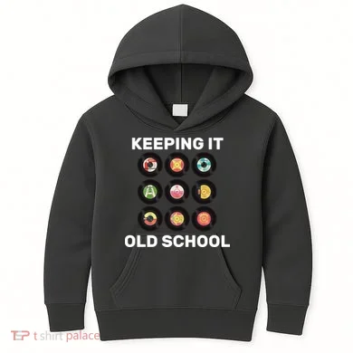 Keeping It Old School Kids Hoodie
