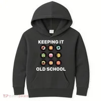 Keeping It Old School Kids Hoodie thumb 0