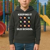 Keeping It Old School Kids Hoodie thumb 2