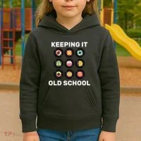 Keeping It Old School Kids Hoodie thumb 3