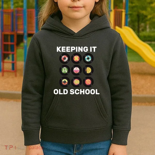 Keeping It Old School Kids Hoodie