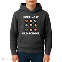 Keeping It Old School Kids Hoodie thumb 4
