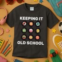Keeping It Old School Kids T-Shirt thumb 3