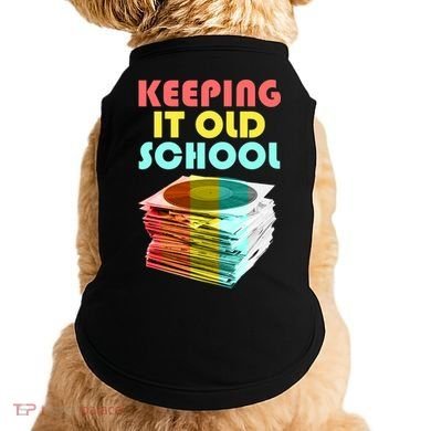 Keeping It Old School Vintage Records Doggie Tank