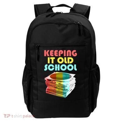 Keeping It Old School Vintage Records Backpack