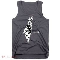 Keffiyeh Scarf Palestine Map Arabic Free Palestine Tank Top thumb 0