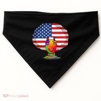 Kente African American Woman USA-Made Doggie Bandana thumb 0