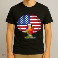 Kente African American Woman T-Shirt thumb 3