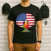 Kente African American Woman T-Shirt thumb 6