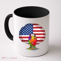 Kente African American Woman Coffee Mug thumb 0