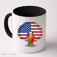 Kente African American Woman Coffee Mug thumb 0