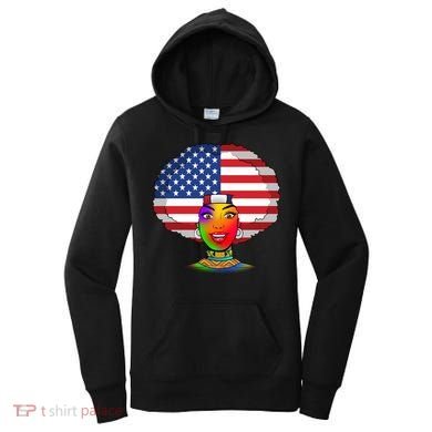 Kente African American Woman Women's Hoodie