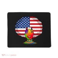 Kente African American Woman Mousepad thumb 0