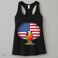 Kente African American Woman Women's Tank Top thumb 3