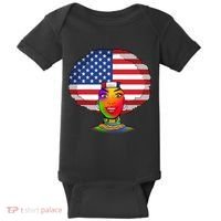 Kente African American Woman Baby Bodysuit thumb 0