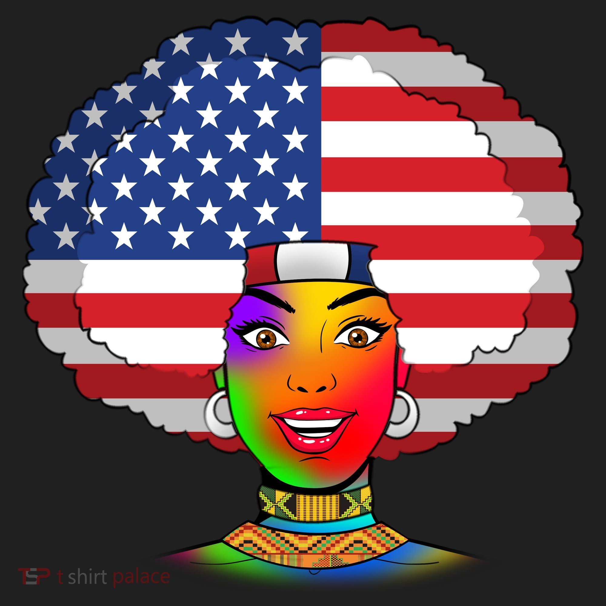 Kente African American Woman Hat