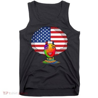 Kente African American Woman Tank Top