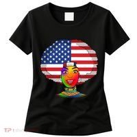 Kente African American Woman Women's T-Shirt thumb 0