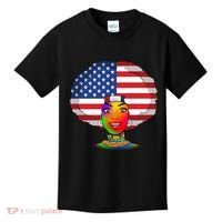 Kente African American Woman Kids T-Shirt thumb 0