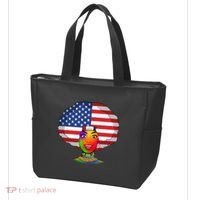 Kente African American Woman Tote Bag thumb 3
