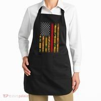 Kente US African American Flag Apron thumb 2
