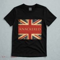 Knackered England Union Jack Flag Uk British Slang T-Shirt thumb 5