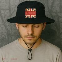 Knackered England Union Jack Flag Uk British Slang Bucket Hat thumb 2