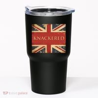Knackered England Union Jack Flag Uk British Slang Tumbler thumb 0