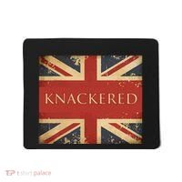 Knackered England Union Jack Flag Uk British Slang Mousepad thumb 0