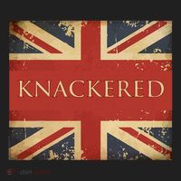 Knackered England Union Jack Flag Uk British Slang Golf Towel thumb 3