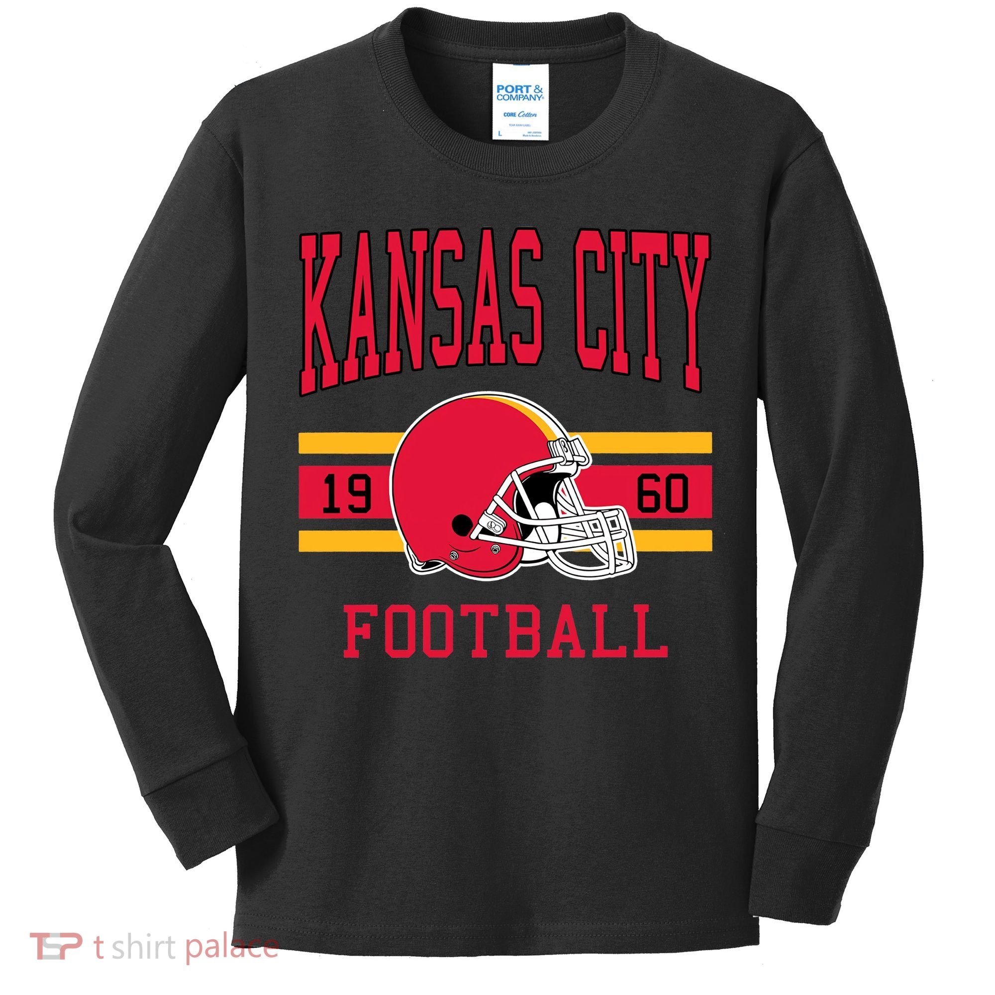 Kansas Football 1960 Kids Long Sleeve Shirt