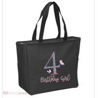 Kids Floral 4th Birthday Butterfly For Tote Bag thumb 2